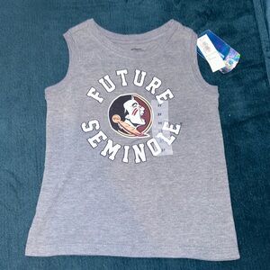 National collegian Florida State Seminole FSU tank top NWT